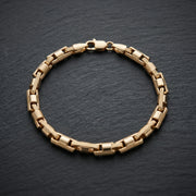 Golden Mesh Link Bracelet