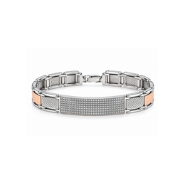 Two Tone Stone Studded Bracelet