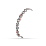 Rose Gold Infinity Link Bracelet