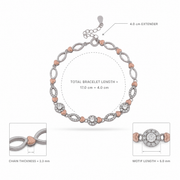 Radiant Heart Link Bracelet