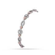 Celestial Duo Silver & Rose Gold Bracelet Jewelry