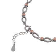 Celestial Duo Silver & Rose Gold Bracelet Jewelry