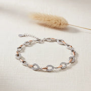 Radiant Dual Tone Link Bracelet
