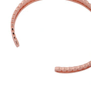 Rose Gold Hexa Crystal Cuff