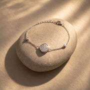Radiant Cushion Charm Bracelet
