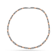 Radiant Dual Tone Link Necklace