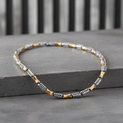 Dual Tone Link Necklace