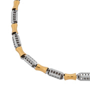 Dual Tone Link Necklace