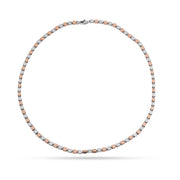 Bi-Color Box Chain Necklace