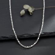 Modern Geometric Link Necklace