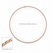 Elegant Rose Gold Chain Necklace
