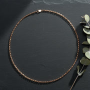 Elegant Rose Gold Chain Necklace