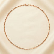 Elegant Rose Gold Chain Necklace