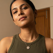 Rose gold butterfly pearl pendant necklace with crystal accents and delicate chain
