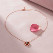 Rose Gold Heart Pendant