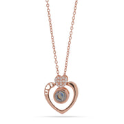 Rose Gold Heart Pendant