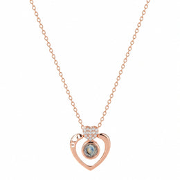 Rose Gold Heart Pendant