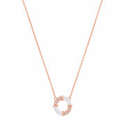 Rose Gold Circle Pendant