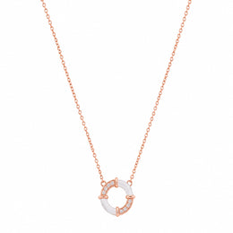 Rose Gold Circle Pendant