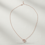 Stellar Halo Necklace - Rose Gold Vermeil & Mother of Pearl