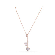 Blush Heart Charm Necklace