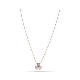 Elegant Clover Heart Necklace