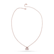 Elegant Clover Heart Necklace
