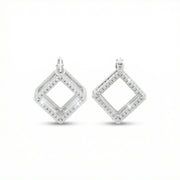 Radiant Square Hoop Earrings