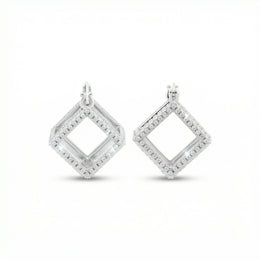 Radiant Square Hoop Earrings