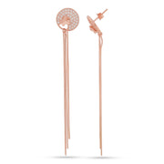 Rose Gold Tassel Earrings