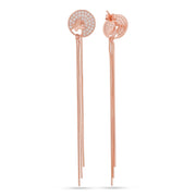 Rose Gold Tassel Earrings