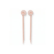 Rose Gold Tassel Earrings