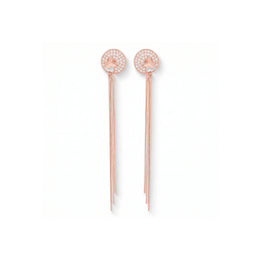 Rose Gold Tassel Earrings