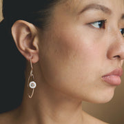 Rose Gold Evil Eye Earrings