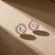 Celestial Pearl Star Earrings