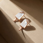 Rose Gold Popsicle Earrings