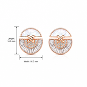 Opal Radiance Fan Earrings