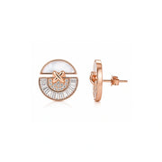 Opal Radiance Fan Earrings