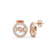 Celestial Pearl Halo Earrings