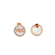 Celestial Pearl Halo Earrings