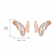 Butterfly Crystal Wing Earrings