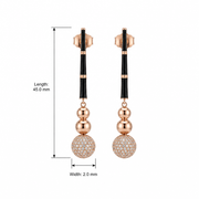 Midnight Luxe Drop Earrings