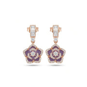 Royal Amethyst Bloom Earrings