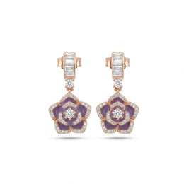 Royal Amethyst Bloom Earrings