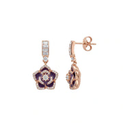 Royal Amethyst Bloom Earrings