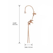 Rose Gold Vine Ear Cuff
