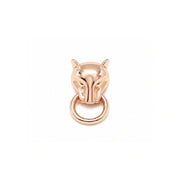 Rose Gold Panther Drop Earrings