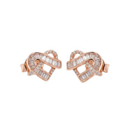 Rose Gold Infinity Pendant Set