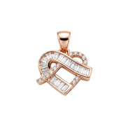 Rose Gold Infinity Pendant Set