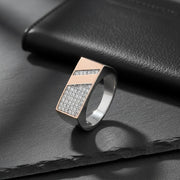 Titan Luxe Crystal Ring